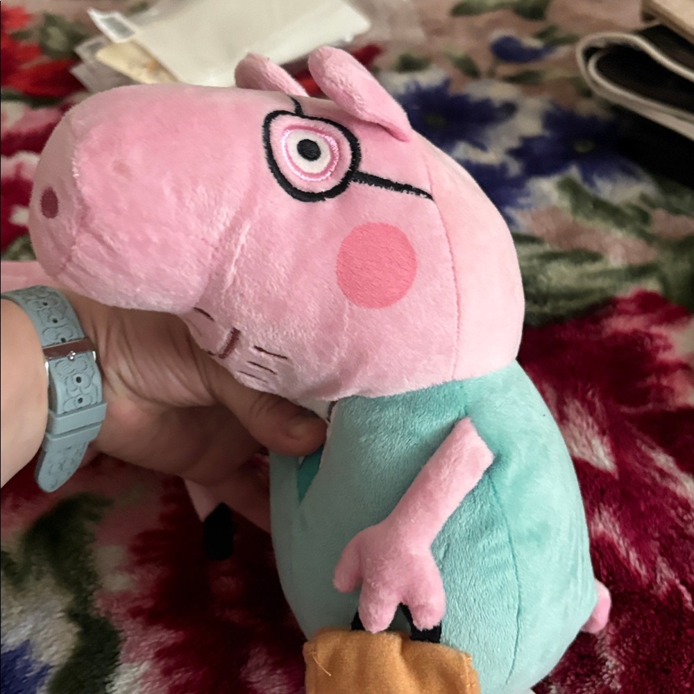 TY Peppa Pig George W/Dinosaur XL Jumbo Plush Doll Toy set - Picture 5 of 5